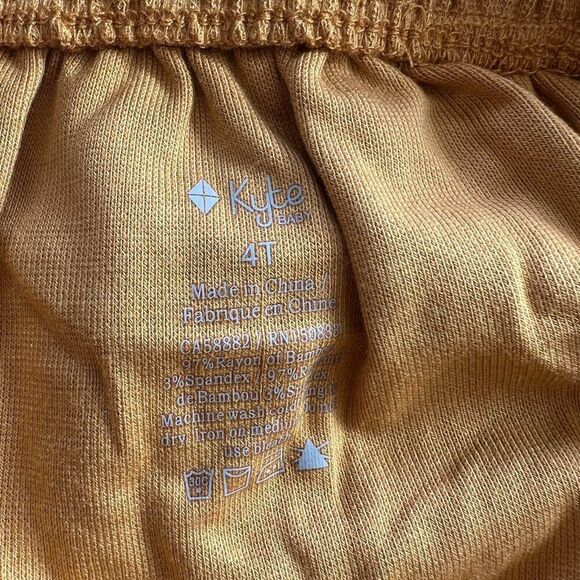 NWT! Kyte Baby Bamboo Jersey Bubble Overall in Marigold - Picture 7 of 8